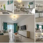 Newly Reformed With Sea View And Pool, Near The Beach, In Playa De Americas Apartmán