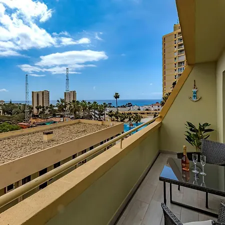 公寓 Newly Reformed With Sea View And Pool, Near The Beach, In Playa De Americas 美洲海滩