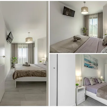 Newly Reformed With Sea View And Pool, Near The Beach, In Playa De Americas 公寓 *